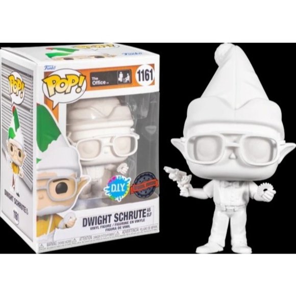 Walmart Exclusive DIY Funko Pop The Office Dwight Schrute As Elf #1161 - Picture 1 of 8